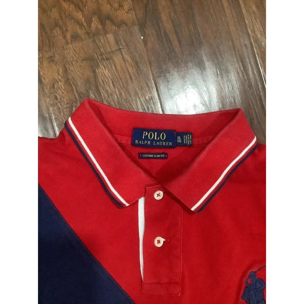 Ralph Lauren Polo Men's Red X-Large  Big Pony Logo Embroider Sash